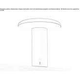 Cordless aluminum table lamp Handzame