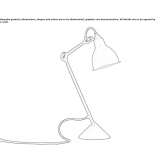 With a table lamp with a swing arm Capralba