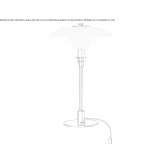 Lampa stołowa ze szkła opalowego Monroyo