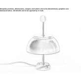 Nickel LED desk lamp Stonava