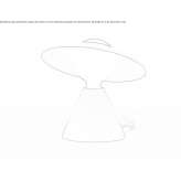 Lampa stołowa LED z EPDM i aluminium Coripe