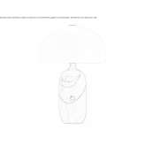 Lampa stołowa LED z marmuru i szkła Prezzo