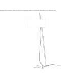 Table lamp made of cotton and iron Soroa