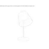 Adjustable glass night lamp Pilsen