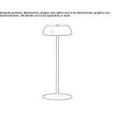 Multifunctional, portable table lamp Sinnai