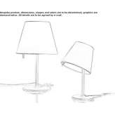 Regulowana jedwabna lampka nocna Aulnois
