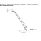 LED table lamp made of die-cast aluminum Tradate