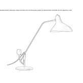 With a table lamp with a swing arm Bojnice