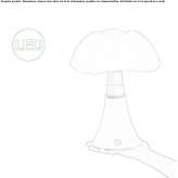 Wireless table lamp Chamois