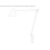 Adjustable LED clamp lamp Rumford