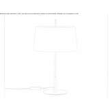 Metal LED table lamp Vecoux