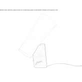 Lampa stołowa LED Nero Marquina z marmuru i dmuchanego szkła Lagunas