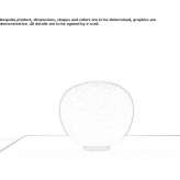 Lampa stołowa z dmuchanego szkła Fernway