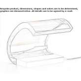 Table lamp made of PMMA Brax