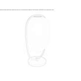 Lampa stołowa ze szkła opalowego Hedingen