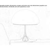 Lampa stołowa z metakrylanu Bossico