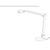 Adjustable aluminum LED table lamp Tradate