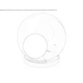 Glass table lamp Selce