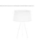 Lampa stołowa z tkaniny Plock