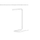 Steel LED table lamp Bergara
