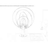 LED table lamp, chrome Elmont