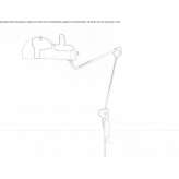 With lamp with metal clamp on swing arm Kolchyno