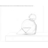 Adjustable glass table lamp Lesce