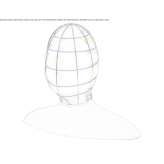 Blown glass table lamp Solola