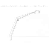 Adjustable LED table lamp with fixed bracket Tradate