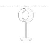 LED table lamp with dimmer Zabbar