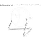 Adjustable, chrome-plated table lamp Certosa