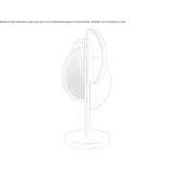 Brass LED table lamp Bundoran