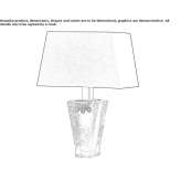Crystal table lamp Change