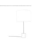 Metalowa lampa stołowa Cuapa