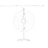 LED table lamp in Carrara marble Sleen