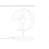 Iron LED table lamp Kiraz