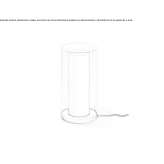 Pyrex® table lamp Fano