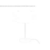 Opal glass table lamp with fixed arm Vindeln
