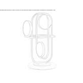 Metal LED table lamp Farsala