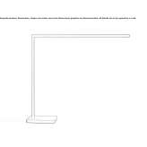 Metalowa lampa stołowa LED Synej