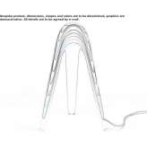 Aluminum LED table lamp with dimmer Amasra