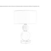 Lampa stołowa ze szkła Murano Gaiola