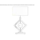 Mosiężna lampa stołowa Pauini