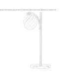 Porcelanowa lampa stołowa Arsuz