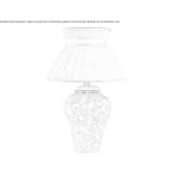 Ręcznie robiona porcelanowa lampa stołowa Rassvet