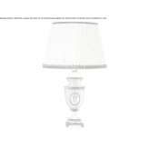 Handmade porcelain table lamp Ljubecna