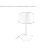 Lampa stołowa z tkaniny Pitelino