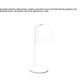 Steel LED table lamp Boley