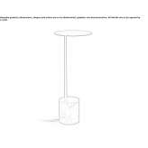 Regulowana lampa stołowa LED Seia