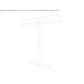Lampa biurkowa LED z aluminium malowanego proszkowo Zatreni